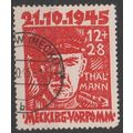 Mi: 22a used 1945 Cat € 80