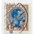 DENMARK DANMARK 1913 KING CHRISTIAN 1K USED SG1...