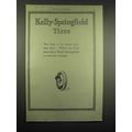 1917 Kelly-Springfield Tires Ad