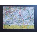 Surrey Map, AA Advertising Road Map, Surrey Pos...
