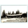 RPPC Brooklyn Lodge Centennial Wyoming Real Pho...