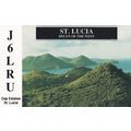 Cap Estates St Lucia Amateur Radio QSL Postcard...