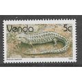 VENDA 1986 REPTILES 5c THREE LINED SKINK SG 123...