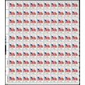 2882, Red "G" 32¢ Complete Sheet of 100 Stamps ...
