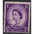 GB 1958 QE2 3d Lilac Wilding Wmk 179 SG 575 ( H...
