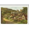 A871 Somerset KEWSTOKE VILLAGE Valentine "Art C...