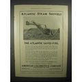 1911 Class 80-18-3 1/2 Atlantic Steam Shovel Ad