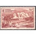 French West Africa 1947 - SG37 - 50c red - Nige...