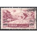 Lebanon 1959 - SG633 - surch 40p on (1957) 65p ...
