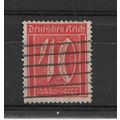Germany.SG158 40pf Orange.Fine Used.Nov21