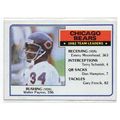 CHICAGO BEARS TEAM LEADERS WALTER PAYTON