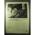 1950 Bell Telephone Ad - Whiff of Stibine Lower...