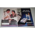 1984 2-page Vantage Cigarettes Ad - The taste of success