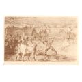 BANDERILLAS de FUEGO by Goya. unused vintage po...