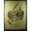1950 Robt. Burns Cigarillos Ad - Apple Blossom Festival Valley of Virginia