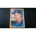 1987 Topps Traded Card # 058T Mike Kingery Exce...