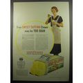 1932 Land O' Lakes Butter Ad - Even sweet-tasti...