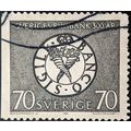 STAMP SWEDEN SG551 1968 70ore National Bank Used