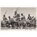 Wakamba Drummers Vintage RPC Real Photo African...
