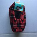 NEW Disney Toddler Mickey Holiday Plaid Fuzzy B...
