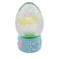 Easter Chick/Bunny Snow Globe Glass Happy Easte...