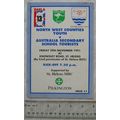 1991 programme North West Counties Youth v. Aus...