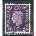 GB stamps 1937-47 KGV1 - 3d violet SG467 perfin...
