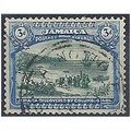 Jamaica 1922 SG96 3d Myrtle-Green & Blue Fine Used