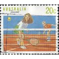 AUSTRALIA, SPORT, Tennis, blue 1990, 20c