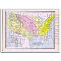 TERRITORIAL GROWTH OF UNITED STATES 1886 origin...