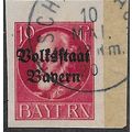 GER (BAVARIA) 1919 10pf KING LUDWIG III' (OVPT)...
