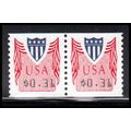 CVP32 31c Shield Very Fine MNH Pair PA4984
