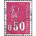 FRANCE, Marianne - Béquet, carmine 1971, 0.50F, #2