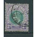 natal stamps edward sg137 sg 137 crown ca used 2/-