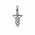 Sterling Silver Celtic Fish Riddle Knot Pendant