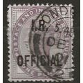 1882 O3 1d Lilac Inland Revenue Official Fine U...