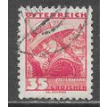 AUSTRIA 1934 NATIONAL COSTUMES 35g ZIEIERMARK U...