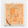 DENMARK DANMARK 1913 KING CHRISTIAN 7o USED SG1...
