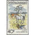 CZECHOSLOVAKIA, MAMMAL, Horses by Sedlacek, bro...