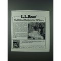 1986 L.L. Bean Hunting gear Ad - Outfitting Hunters for 74 Years