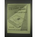 1949 Lambert & Butler's Straight Cut Cigarettes Ad - When people meet