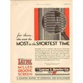LAYNE BOWLER COMPANY 1931 Most shortest time oi...