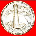 Ⰶ GREAT BRITAIN (1973-2007): BARBADOS ★ 5 CENTS...