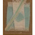TURQUOISE LINEN SET, DOLLS HOUSE