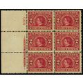 370, Mint VF NH 2¢ Plate Block of Six Stamps - ...
