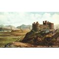 Harlech Castle & Snowdon, Wales, A895 Valentine...