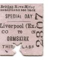 B.R. Edmondson Ticket - Liverpool Exchange to O...