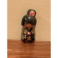 Authentic Vintage Wooden Handmade Signed Japane...