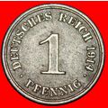 Ⰶ EAGLE (1890-1916): GERMANY ★ 1 PFENNIG 1914G ...