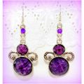 Tibetan Hill Tribe Style Purple Crystal Hook Ea...